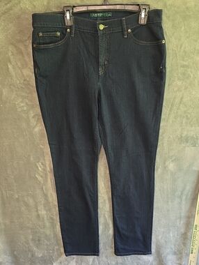 Lauren Ralph Lauren Navy Blue Straight Leg Jeans